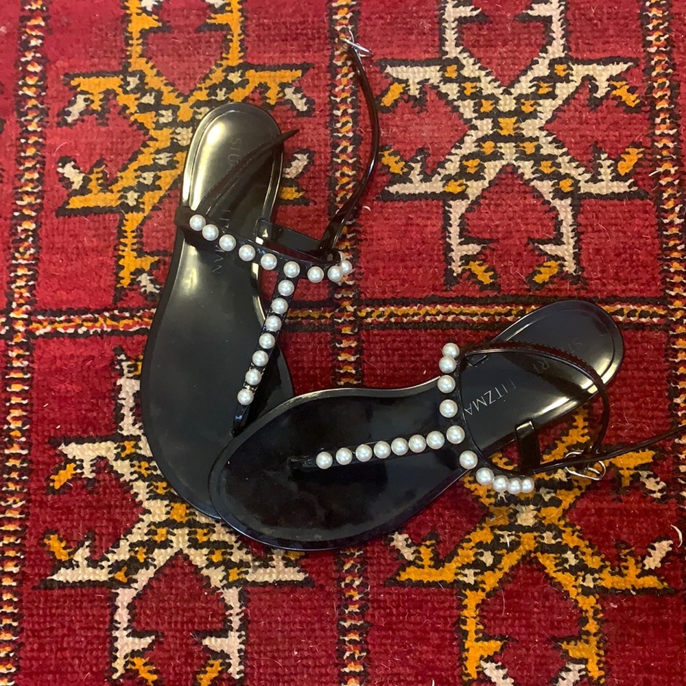 Stuart Weitzman Goldie Jelly Sandal sz 9